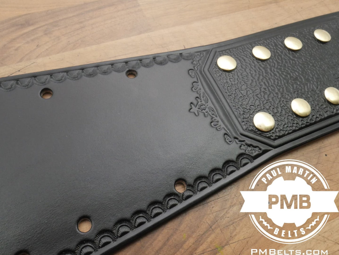 Attitude Era/Ruthless Aggression 'Oval' Intercontinental Adult Sized Replica Belt Real Leather Send Out Strap