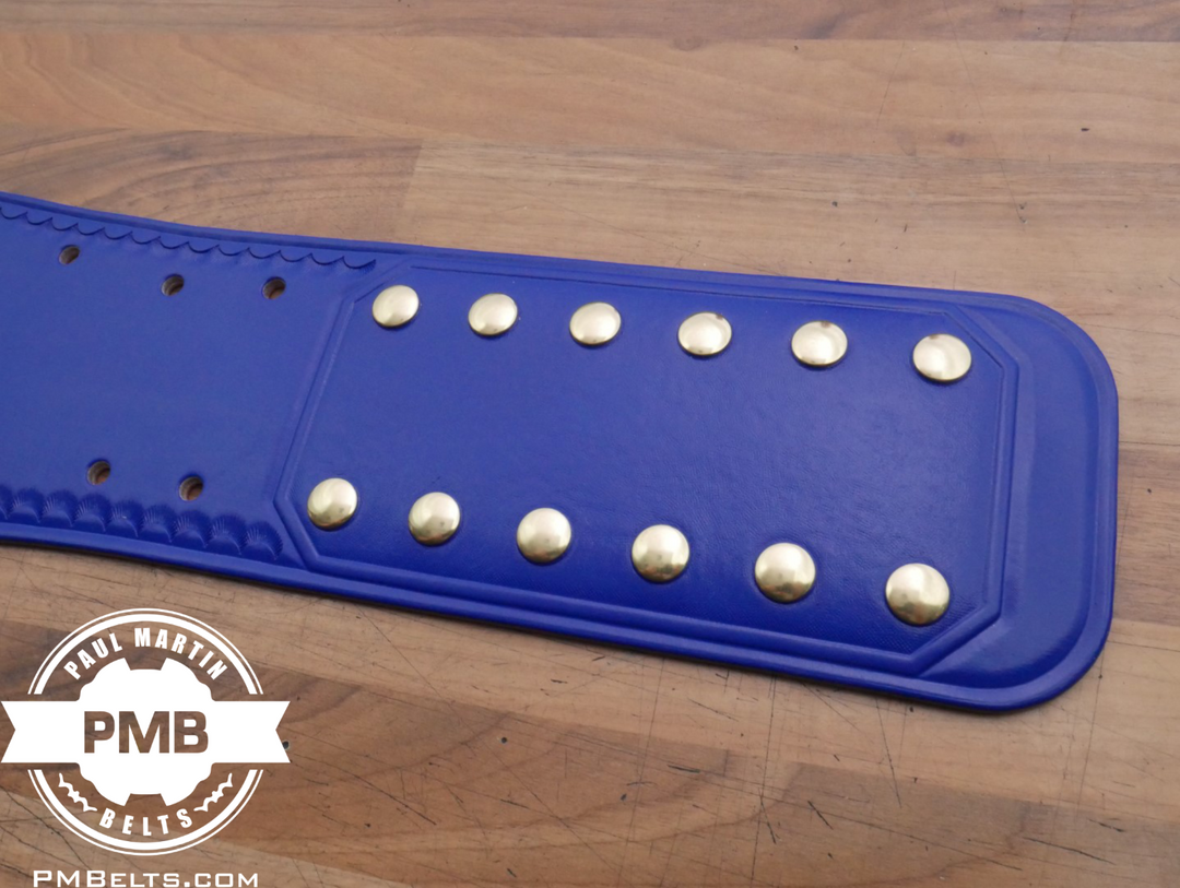 Blue Big Eagle Adult Sized Replica Belt Real Leather Send Out Strap