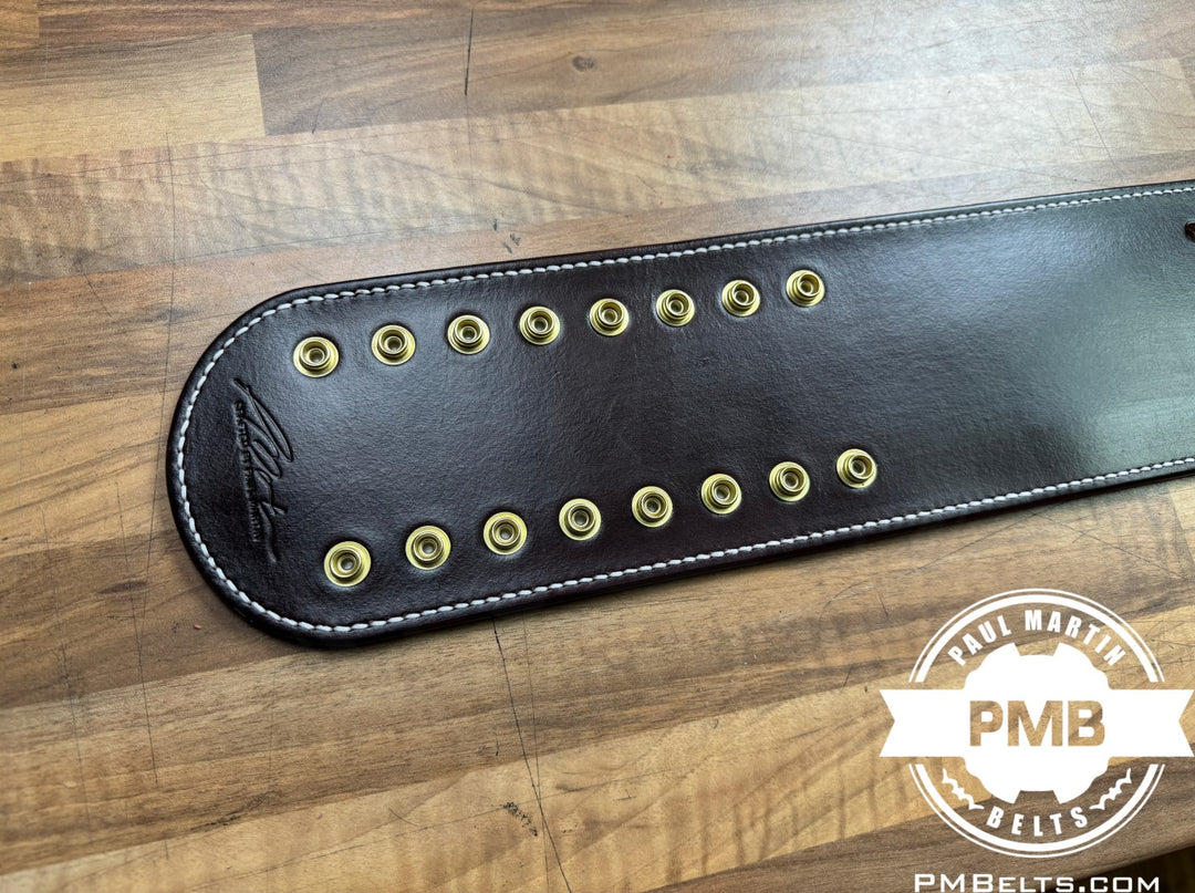 'Shoprine' Big Gold Adult Sized Replica Belt Real Leather Send Out Strap
