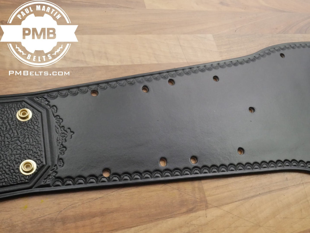 Attitude Era/Ruthless Aggression 'Oval' Intercontinental Adult Sized Replica Belt Real Leather Send Out Strap