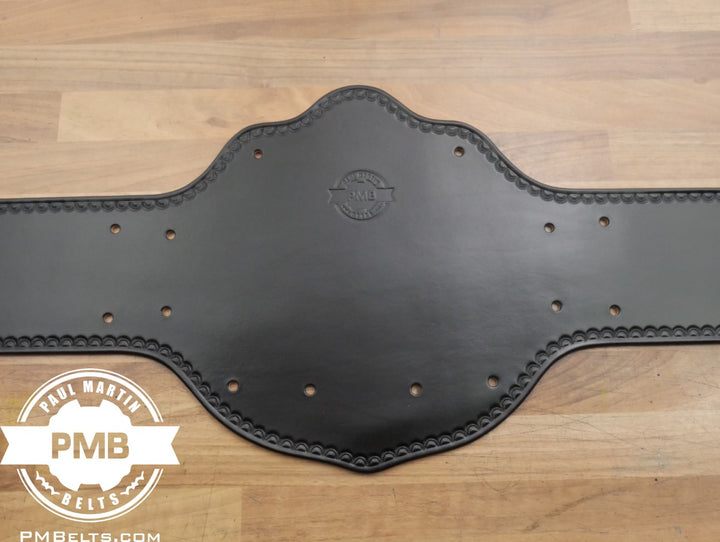 2mm/4mm Big Gold World Heavyweight Adult Sized Replica Belt Real Leather Send Out Strap