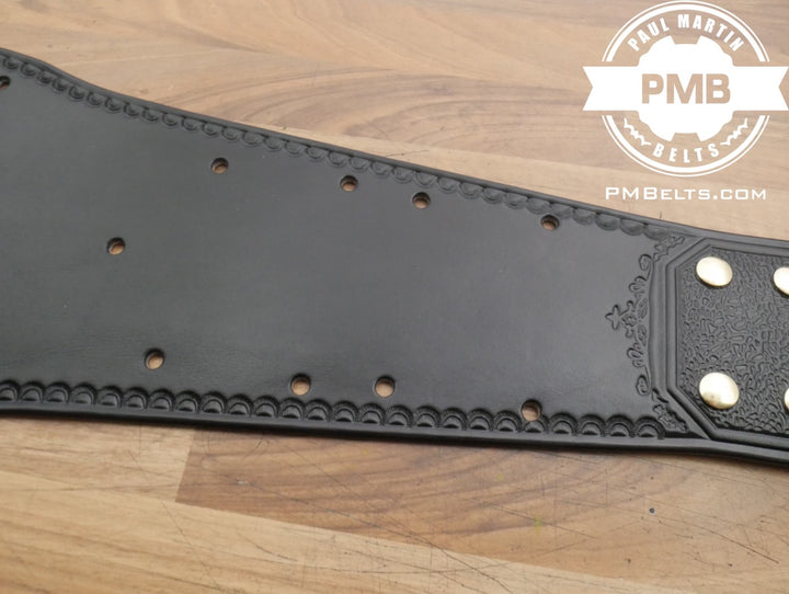 Attitude Era/Ruthless Aggression 'Oval' Intercontinental Adult Sized Replica Belt Real Leather Send Out Strap
