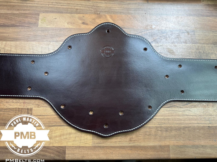 'Shoprine' Big Gold Adult Sized Replica Belt Real Leather Send Out Strap