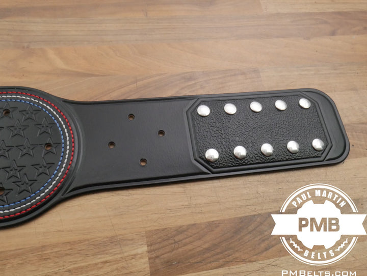 United States Spinner Championship Adult Sized Replica Belt Real Leather Send Out Strap