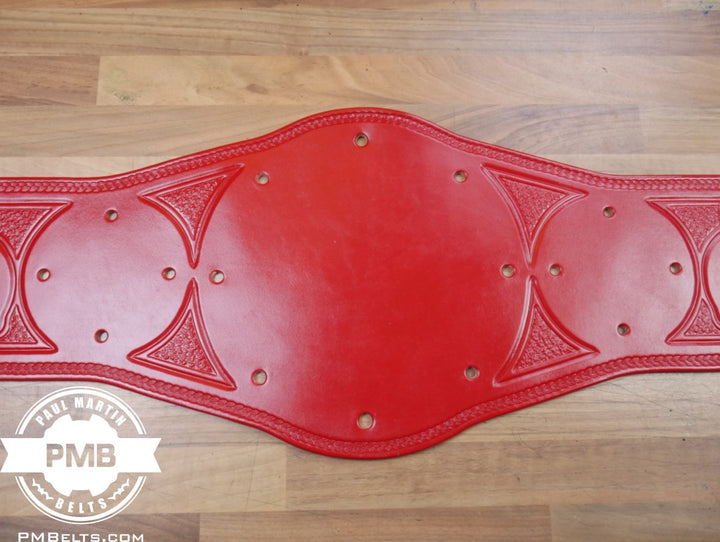Penny Silver Red Tag Team Championship Adult Sized Replica Belt Real Leather Send Out Strap