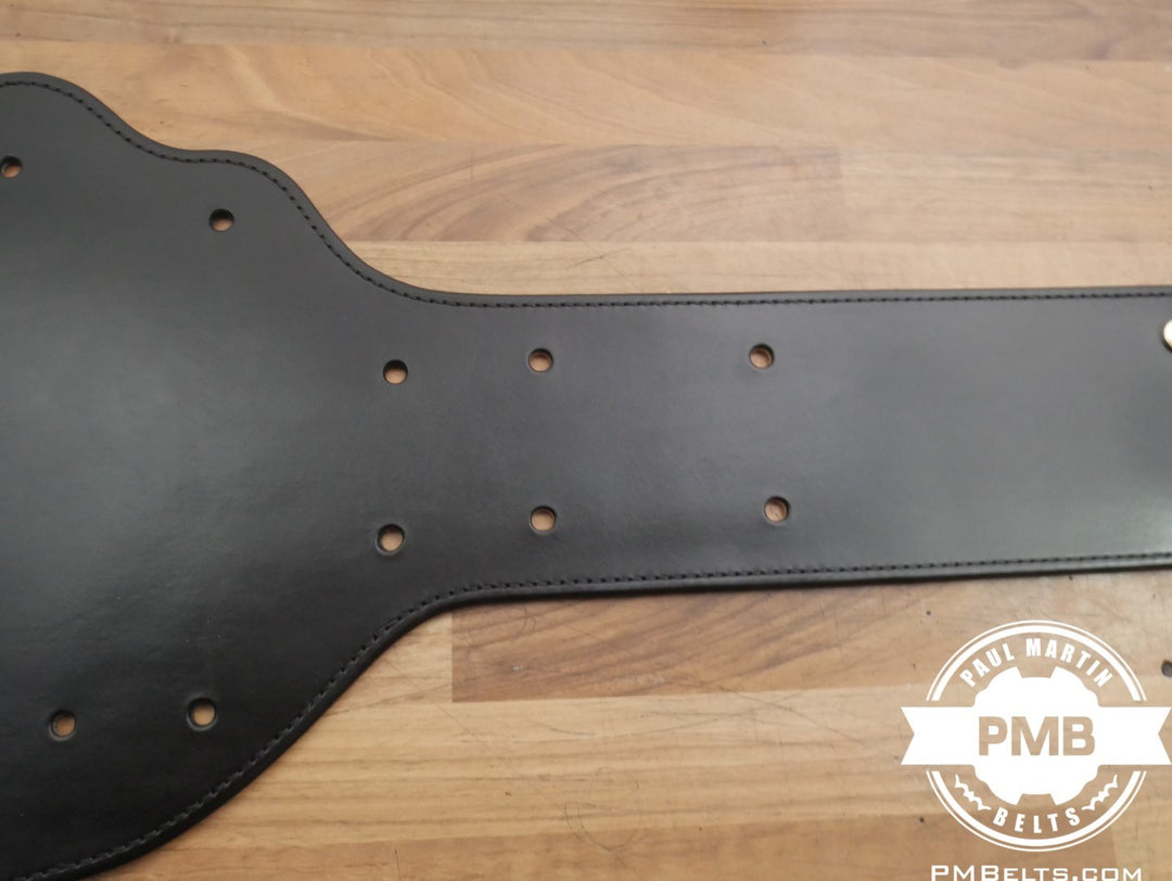 WCW World Heavyweight 'Big Gold' Championship Adult Sized Replica Belt Real Leather Send Out Strap