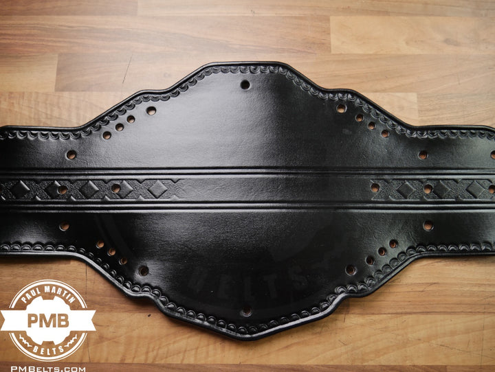 NXT Black & Gold Championship Adult Sized Replica Belt Real Leather Send Out Strap