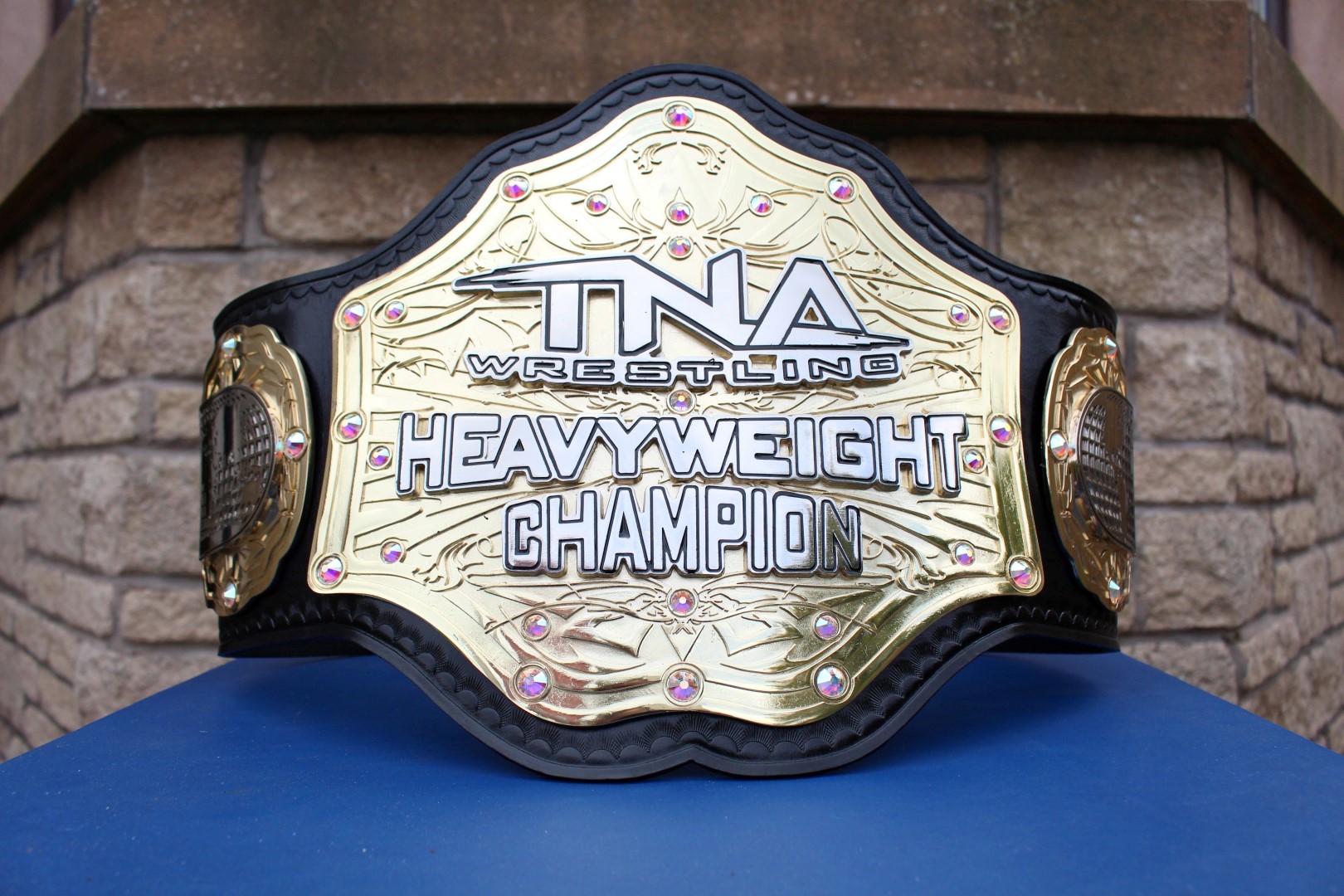 Sarita & Rosita + Earl Hebner Signed TNA Knockouts Tag Team Champions 8x10  Photo
