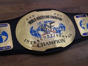 READY TO SHIP: Releathered & Restoned Original 2001 Attitude Era 'F Logo' Oval Intercontinental Adult-sized Replica Belt - Image 7