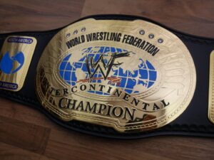 READY TO SHIP: Releathered & Restoned Original 2001 Attitude Era 'F Logo' Oval Intercontinental Adult-sized Replica Belt - Image 11