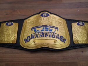 READY TO SHIP: Releathered Ruthless Aggression SmackDown Tag Team Adult Sized Replica Belt