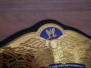 READY TO SHIP: Releathered Ruthless Aggression SmackDown Tag Team Adult Sized Replica Belt - Image 3