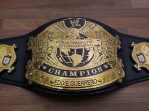 READY TO SHIP: Releathered & Restoned Eddie Guerrero Undisputed V4 Adult Sized Replica Belt