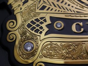 READY TO SHIP: Releathered & Restoned Eddie Guerrero Undisputed V4 Adult Sized Replica Belt - Image 4