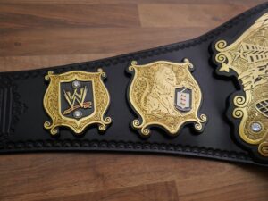 READY TO SHIP: Releathered & Restoned Eddie Guerrero Undisputed V4 Adult Sized Replica Belt - Image 5