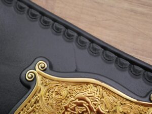 READY TO SHIP: Releathered & Restoned Eddie Guerrero Undisputed V4 Adult Sized Replica Belt - Image 13