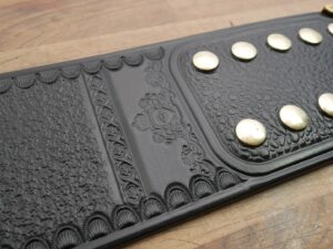 READY TO SHIP: Releathered & Restoned W/ Upgraded Fandu Side Bars NXT UK Championship Adult Sized Replica Belt - Image 14